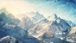4K雪山