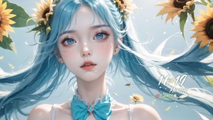 可爱向日葵姐姐