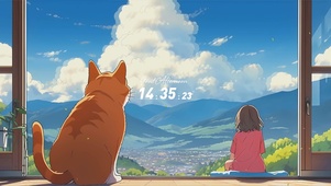 猫咪与女孩