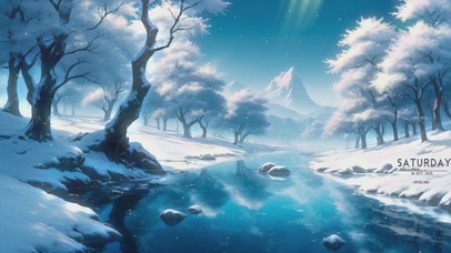 4K唯美冬日美景