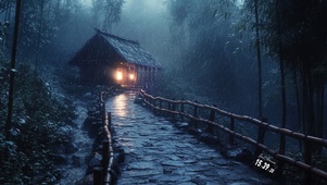 雨中小屋
