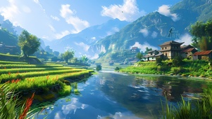青山隐隐水迢迢