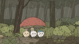 雨中の森林Chiikawa