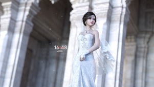 唯美婚纱美女