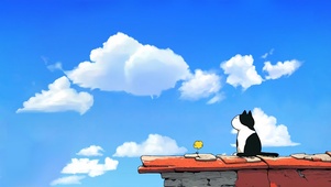 小狗与小花