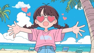 夏日海滩