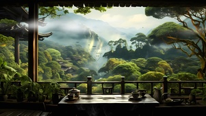 古韵之阁楼品茶	