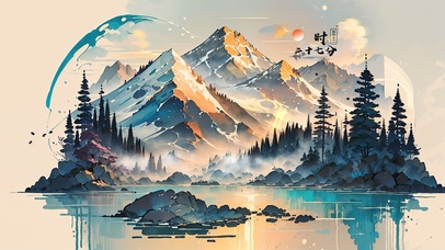 水墨风景