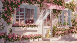 粉蔷薇的温柔时光