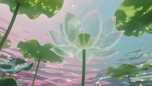 梦幻水下荷塘