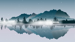 丝滑涂鸦山水