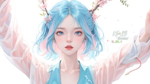 4K治愈桃花姐姐
