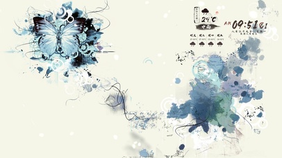 优美古风水墨壁纸