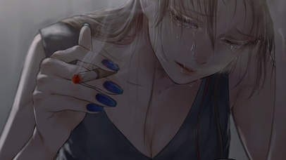 流着泪的你的脸