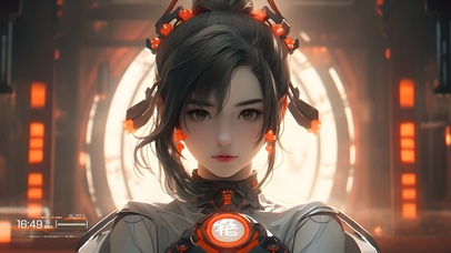 古风赛博美少女