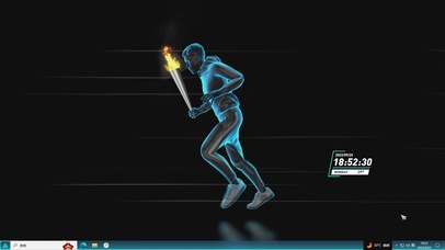 数字火炬手主题