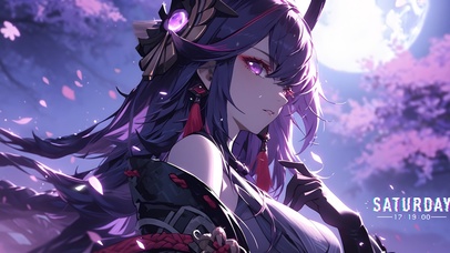 4k 雷电将军 夜樱