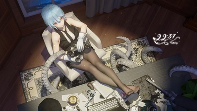 黑丝长腿美少女