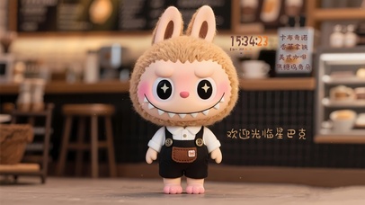 可爱打工拉布布