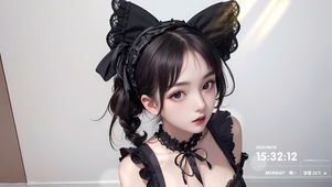 可爱蝴蝶少女