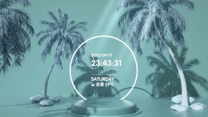 4K 创意几何场景