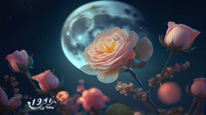 唯美治愈星空玫瑰