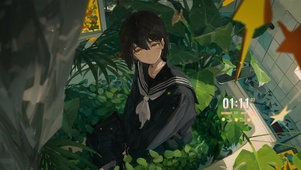 护眼动漫美少女