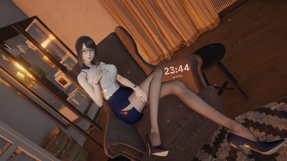 眼镜美腿小姐姐