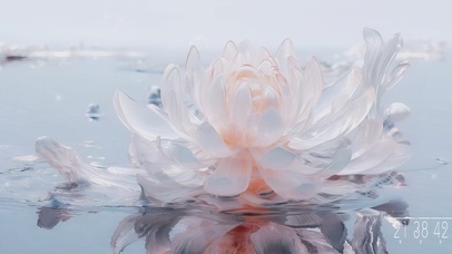 4K唯美水晶花