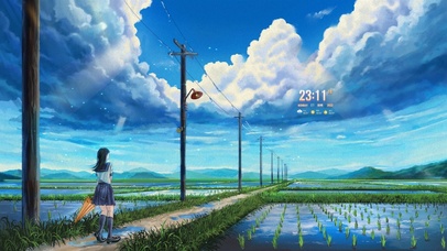 治愈唯美田园风光