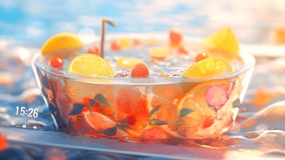 清凉夏日水果捞