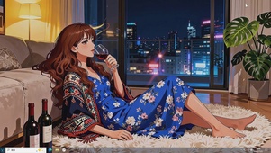 都市酒韵-桌面主题