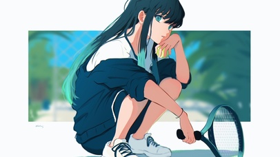 时透无一郎 打网球