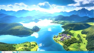 湖边景色