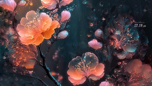 晚风拂过的水晶花