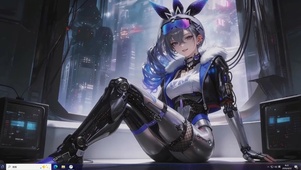 可爱赛博女孩