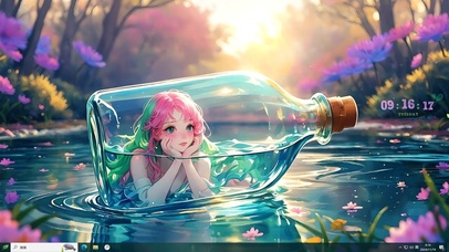 困在漂流瓶中的女孩