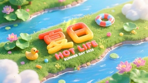 夏日溪流