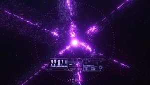 紫色虚空科幻壁纸