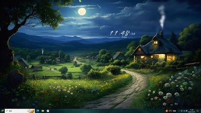 走在乡间的小路上