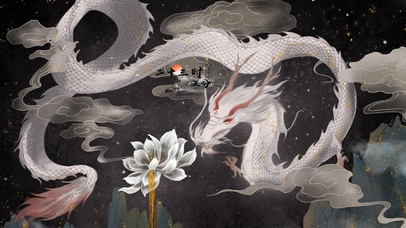 4k 古风中国神龙