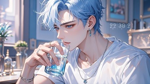 喝水