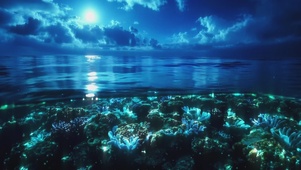 海平面の上と下