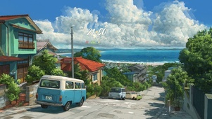 海岸小镇