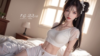 4k纯欲系可爱长发女孩