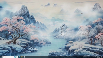 梦幻古风海景-桌面主题