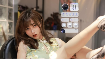 清纯长腿旗袍美女