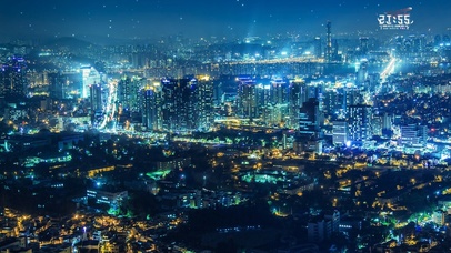 治愈唯美璀璨城市风光