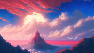 梦幻云彩城堡