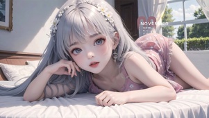 可爱睡衣女孩